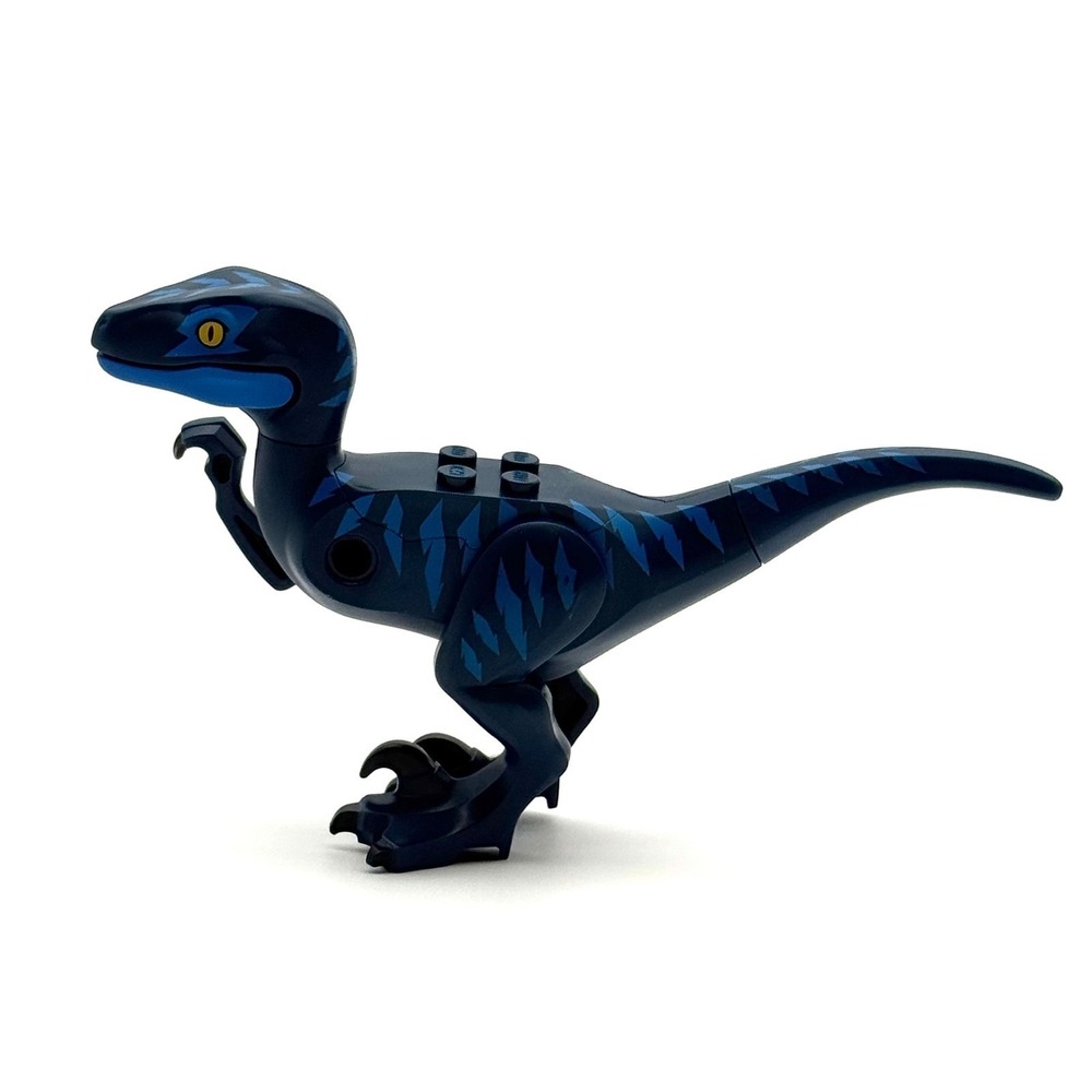 Lego Raptor Velociraptor Dark Blue Dinosaur Minifigure 70826 Rex Missing Arm